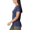 Columbia Womens Daisy Days Short Sleeve Graphic Tee(Blue)