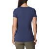 Columbia Womens Daisy Days Short Sleeve Graphic Tee(Blue)