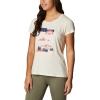 Columbia Womens Daisy Days Short Sleeve Graphic Tee(Chalk/Scenic Collage)