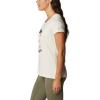 Columbia Womens Daisy Days Short Sleeve Graphic Tee(Chalk/Scenic Collage)