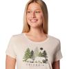 Columbia Womens Daisy Days Short Sleeve Graphic Tee(Chalk/Treehome)