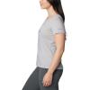 Columbia Womens Daisy Days Short Sleeve Graphic Tee(Columbia Grey Heather/Simply Scripted)