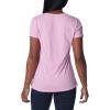 Columbia Womens Daisy Days Short Sleeve Graphic Tee(Cosmos Heather/Floral Friends)