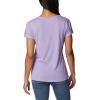Columbia Womens Daisy Days Short Sleeve Graphic Tee(Frosted Purple Heather/Be Outdoors Graphic)