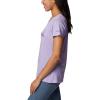 Columbia Womens Daisy Days Short Sleeve Graphic Tee(Frosted Purple Heather/Be Outdoors Graphic)