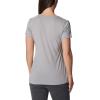Columbia Womens Daisy Days Short Sleeve Graphic Tee(Grey)