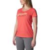 Columbia Womens Daisy Days Short Sleeve Graphic Tee(Juicy Heather/Simply Scripted)