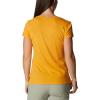 Columbia Womens Daisy Days Short Sleeve Graphic Tee(Mango Heather/Seek Outdoors)