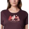 Columbia Womens Daisy Days Short Sleeve Graphic Tee(Moonvista/Treehome)