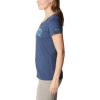 Columbia Womens Daisy Days Short Sleeve Graphic Tee(Nocturnal Heather/Be Outdoors Graphic)