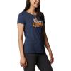 Columbia Womens Daisy Days Short Sleeve Graphic Tee(Nocturnal Heather/Born to Camp)