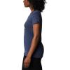 Columbia Womens Daisy Days Short Sleeve Graphic Tee(Nocturnal Heather/Van Life)
