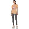 Columbia Womens Daisy Days Short Sleeve Graphic Tee(Peach Heather/Find Your Wild Graphic)