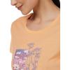 Columbia Womens Daisy Days Short Sleeve Graphic Tee(Peach Heather/Find Your Wild Graphic)