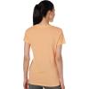 Columbia Womens Daisy Days Short Sleeve Graphic Tee(Peach Heather/Find Your Wild Graphic)