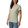 Columbia Womens Daisy Days Short Sleeve Graphic Tee(Safari Heather/Be Outdoors Graphic)