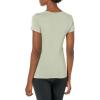 Columbia Womens Daisy Days Short Sleeve Graphic Tee(Safari Heather/Born to Camp)