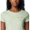 Columbia Womens Daisy Days Short Sleeve Graphic Tee(Sage Leaf Heather/Fancy Flyer)