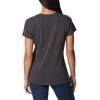 Columbia Womens Daisy Days Short Sleeve Graphic Tee(Shark Heather/Bugventure Graphic)
