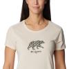 Columbia Womens Daisy Days Short Sleeve Graphic Tee(White)