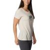 Columbia Womens Daisy Days Short Sleeve Graphic Tee(White)