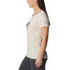 Columbia Womens Daisy Days Short Sleeve Graphic Tee(White)