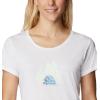 Columbia Womens Daisy Days Short Sleeve Graphic Tee(White/Best Site Graphic)
