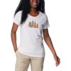 Columbia Womens Daisy Days Short Sleeve Graphic Tee(White/Happier Outdoors)