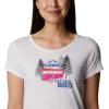 Columbia Womens Daisy Days Short Sleeve Graphic Tee(White/Van Life)