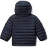 Columbia boys Powder Lite II Hooded Jacket(Black)