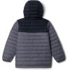 Columbia boys Powder Lite II Hooded Jacket(City Grey/Black)