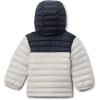 Columbia boys Powder Lite II Hooded Jacket(Dark Stone/Black)