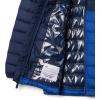 Columbia boys Powder Lite II Hooded Jacket(Mountain Blue/Collegiate Navy)