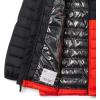 Columbia boys Powder Lite II Hooded Jacket(Spicy/Black)