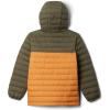 Columbia boys Powder Lite II Hooded Jacket(Sunstone/Stone Green)