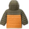 Columbia boys Powder Lite II Hooded Jacket(Sunstone/Stone Green)