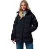 Columbia womens Amaze Puff Mid Hooded Jacket(Black)