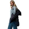 Columbia womens Amaze Puff Mid Hooded Jacket(Black)