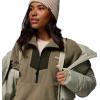 Columbia womens Amaze Puff Mid Hooded Jacket(Safari)