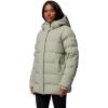 Columbia womens Amaze Puff Mid Hooded Jacket(Safari)