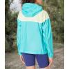 Columbia womens Flash Challenger™ Windbreaker(Bright Aqua/Endive)