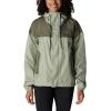 Columbia womens Flash Challenger™ Windbreaker(Safari/Stone Green)