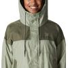 Columbia womens Flash Challenger™ Windbreaker(Safari/Stone Green)