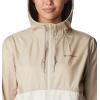 Columbia womens Flash Forward WindbreakerWindbreaker(Ancient Fossil/Chalk)
