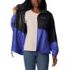 Columbia womens Flash Forward WindbreakerWindbreaker(Black/Purple Lotus)
