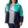 Columbia womens Flash Forward WindbreakerWindbreaker(Electric Turquoise/Nocturnal)