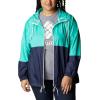 Columbia womens Flash Forward WindbreakerWindbreaker(Electric Turquoise/Nocturnal)