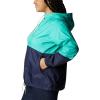 Columbia womens Flash Forward WindbreakerWindbreaker(Electric Turquoise/Nocturnal)