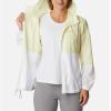 Columbia womens Flash Forward WindbreakerWindbreaker(Endive/White)