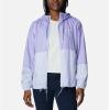 Columbia womens Flash Forward WindbreakerWindbreaker(Frosted Purple/Purple Tint)